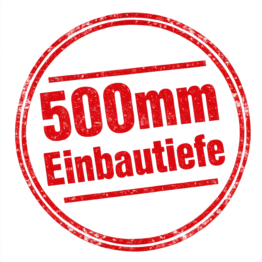 Stempel 500mm maximaler Tiefbau
